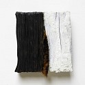 Kate Hunt, Study #9
2022, Newspaper, Encaustic, Bailing Twine and Innertube Tires