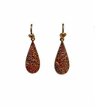 Lauren Harper - Rhodalite Garnet and Spessartite Garnet Earrings $2,420