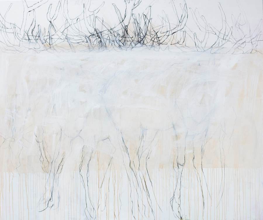 Helen Durant, Wyoming Winter White, 2018
Acrylic and Charcoal on Canvas, 60 x 72 in.
SOLD