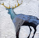 Helen Durant, Elk Bull
2022, Acrylic on Wood Panel